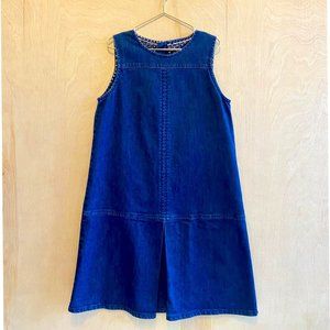 Mini Boden Johnnie B. Easy Pleat Dress in Denim